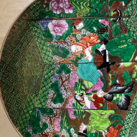 Vintage Hong Horizons Collections Tale of Genji ltd edition 12" plate 382/500 - Picture 2 of 9